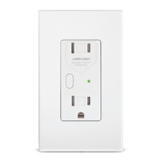 15A Dual-Band Dimmer Outlet