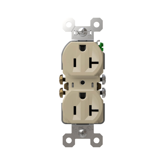 Receptacle: 125V Duplex, TR, 20A