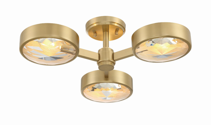 Orson 3 Light Semi Flush Mount