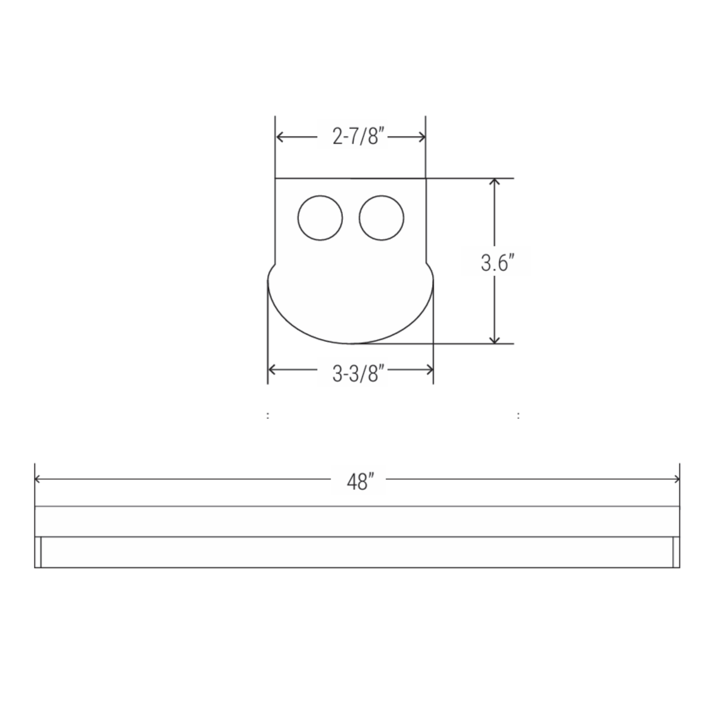 4' LED Linear Strip Light