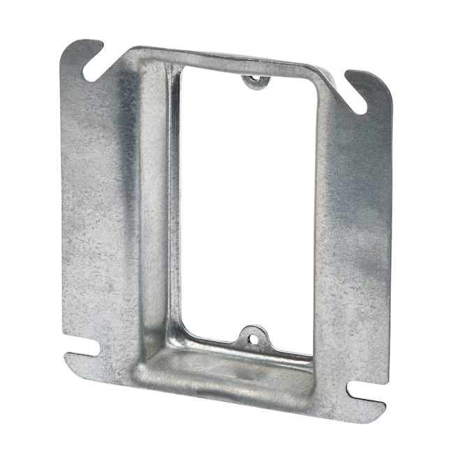4" Square 1-Gang Device Ring