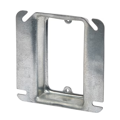 4" Square 1-Gang Device Ring