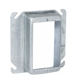 4" Square 1-Gang Device Ring