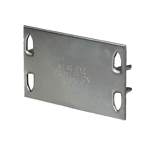 Safety Plate: 1-1/2" x 2-3/4" - 100PK
