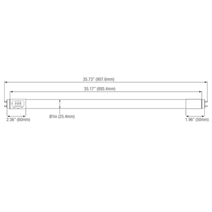 3' T8 LED Tube, A+B