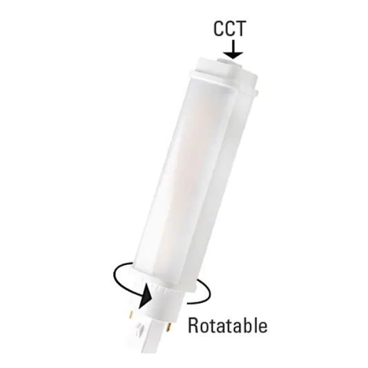 G24d/GX24d Omni Directional LED Bulb, CCT Selectable
