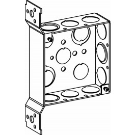 4S Square Box with Flush Bracket