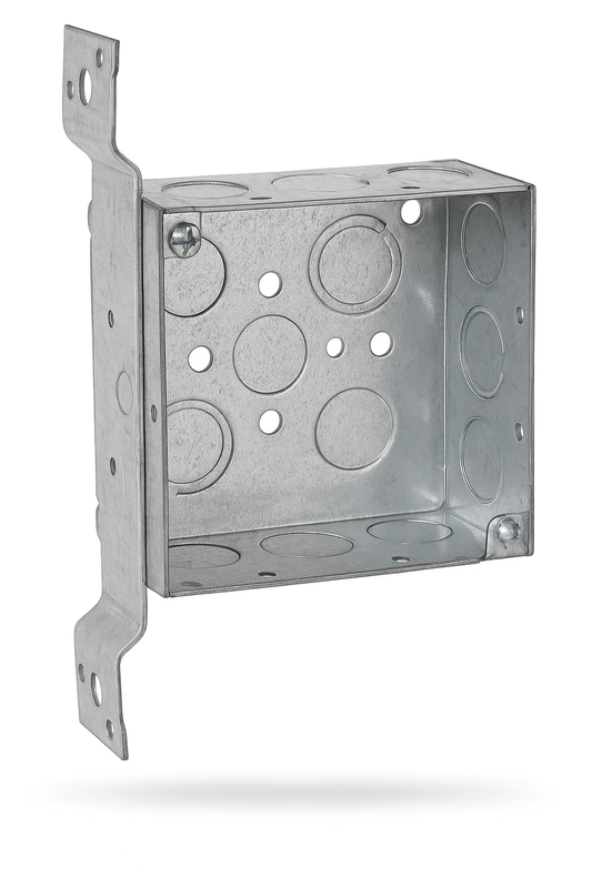 4S Square Box with Flush Bracket