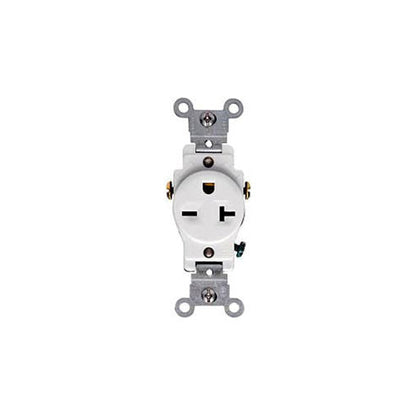Receptacle: 250V Simplex, 20A, NEMA 6-20R