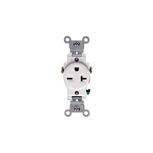 Receptacle: 250V Simplex, 20A, NEMA 6-20R