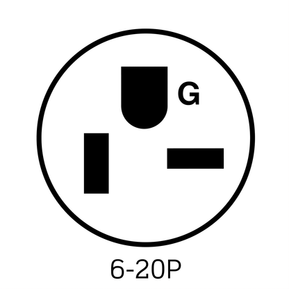 Straight Blade Plug, 20A, 250V