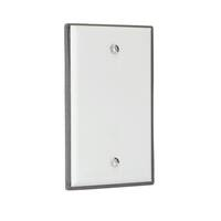 1-Gang Blank Metallic Weatherproof Outlet