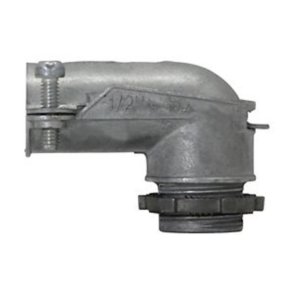 Die Cast Zinc Non-Insulated 90-Degree Connector 1-1/2-Inch