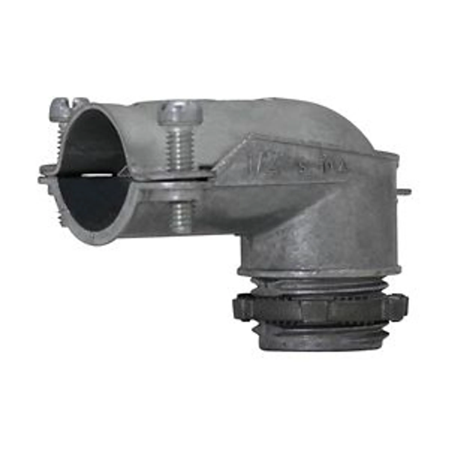 Die Cast Zinc Non-Insulated 90-Degree Connector 1-1/2-Inch