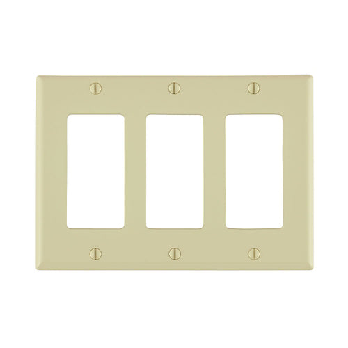 3-Gang Decora/GFCI Device Wallplate