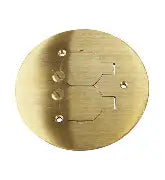 Brass Duplex Receptacle Cover Plate