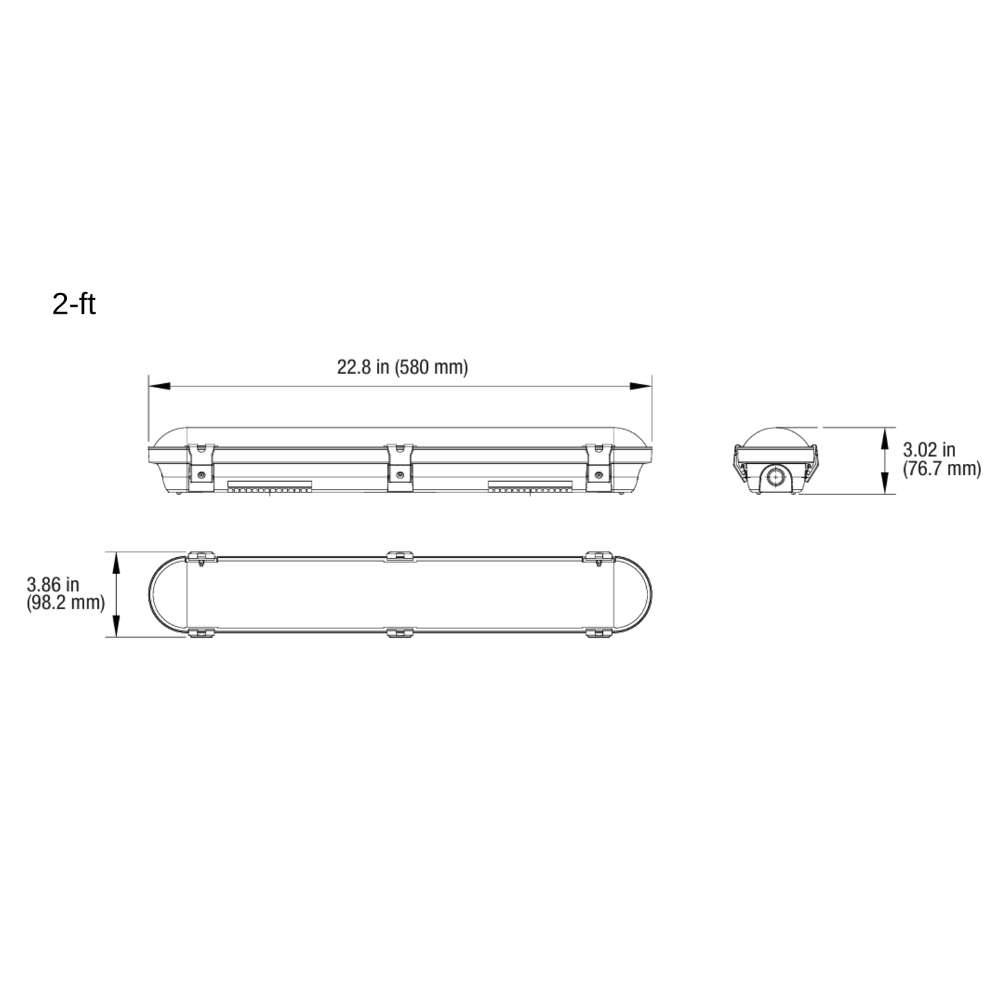 LED Linear Vapor Tight