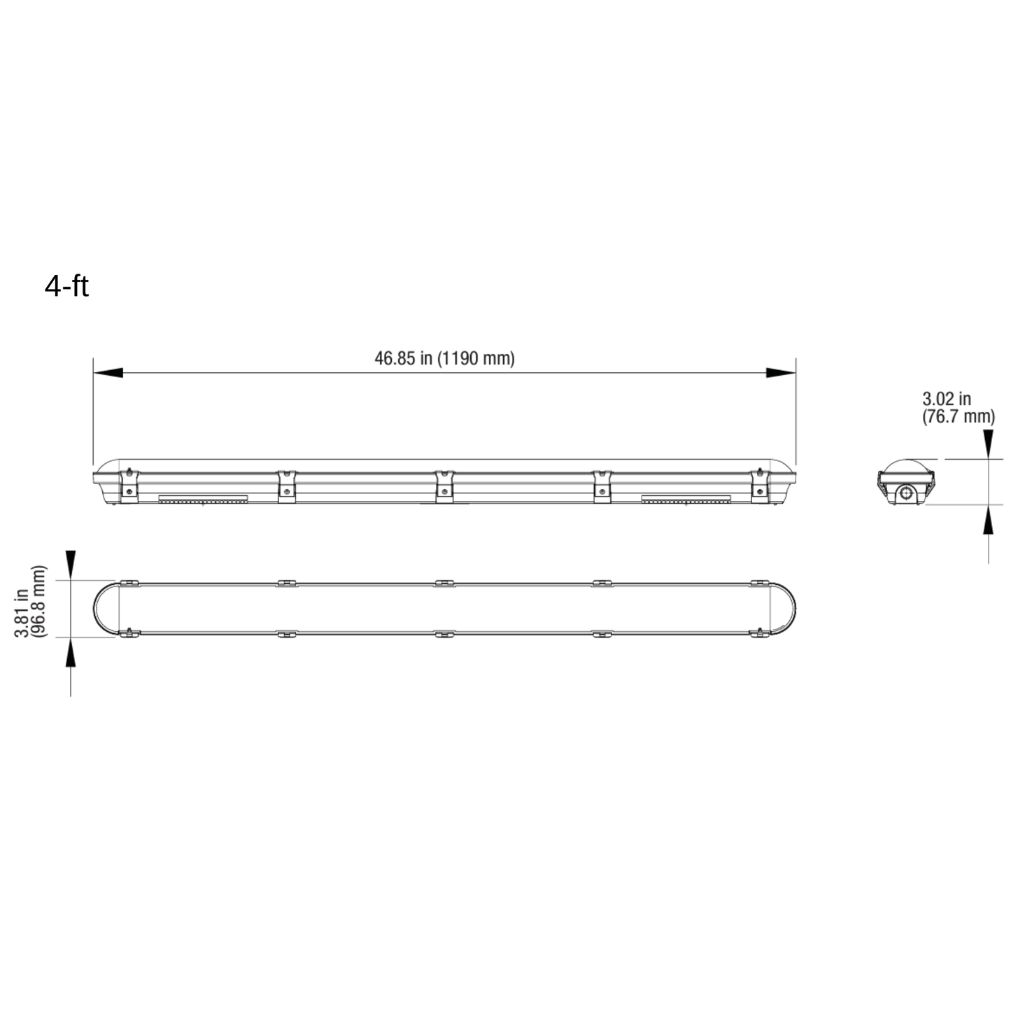 LED Linear Vapor Tight