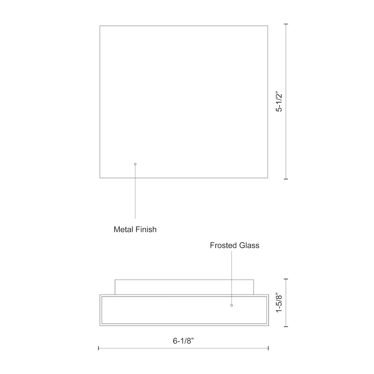 Mica 6-in Wall Sconce