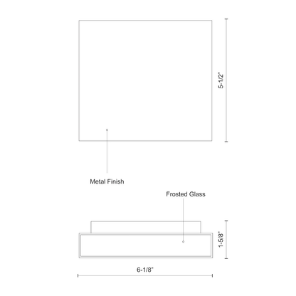 Mica 6-in Wall Sconce