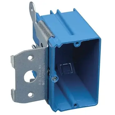 Plastic Box: 1-gang Adjustable