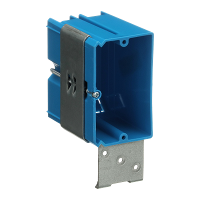 Plastic Box: 1-gang Adjustable, Horizontal