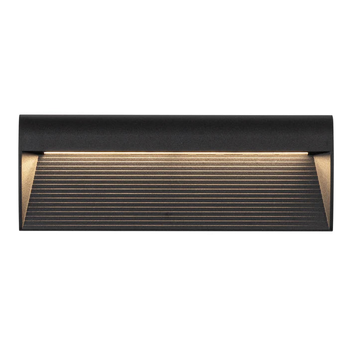 12" Exterior LED Wall Sconce, Black