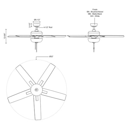 Erikson 52-in Ceiling Fan