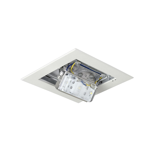 Compact Concealed LED Recessed Emergency Light w/ Rough-In Kit