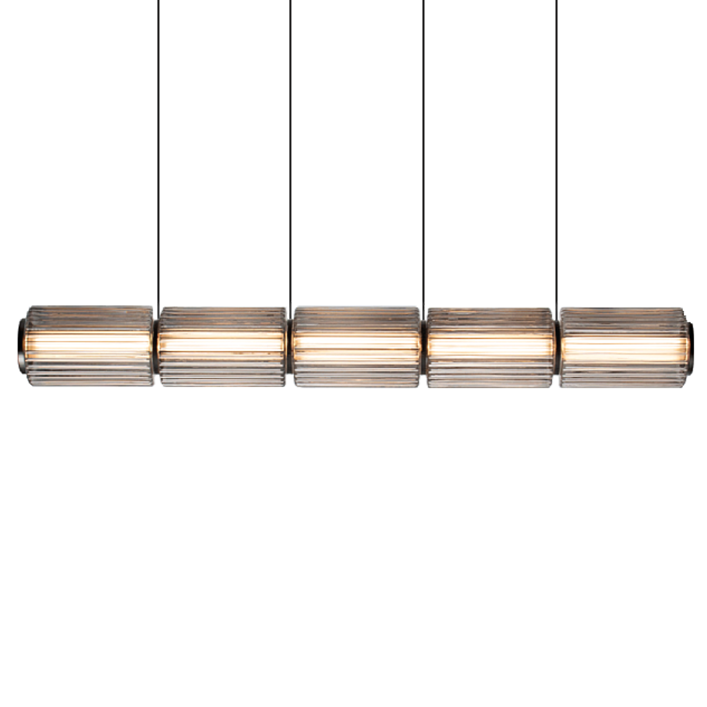 56" Decorative LED Pendant, Carbon
