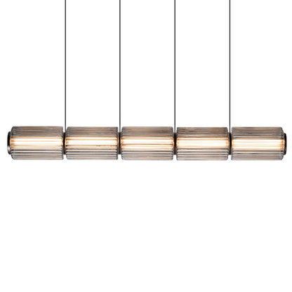 56" Decorative LED Pendant, Carbon