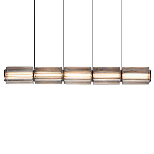 56" Decorative LED Pendant, Carbon