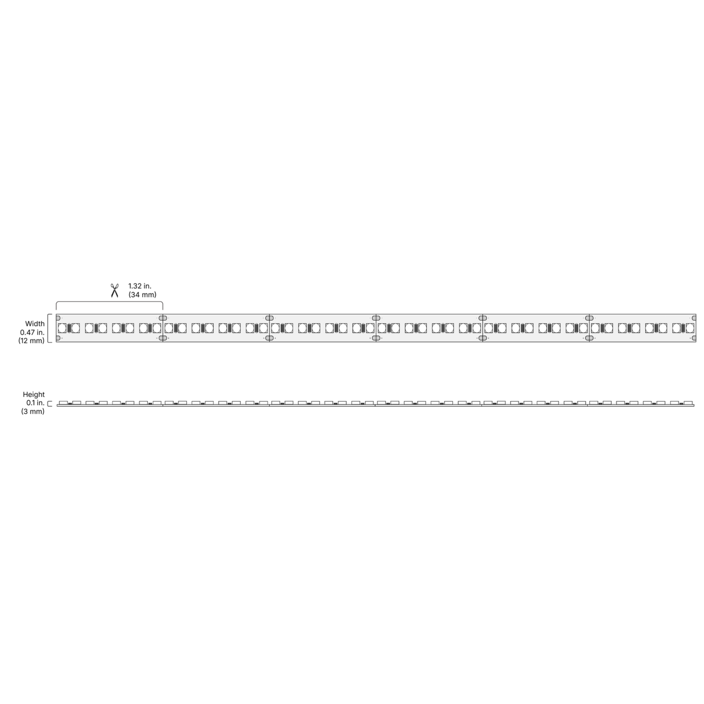 VALENT® Tight Pitch LED Tape Light