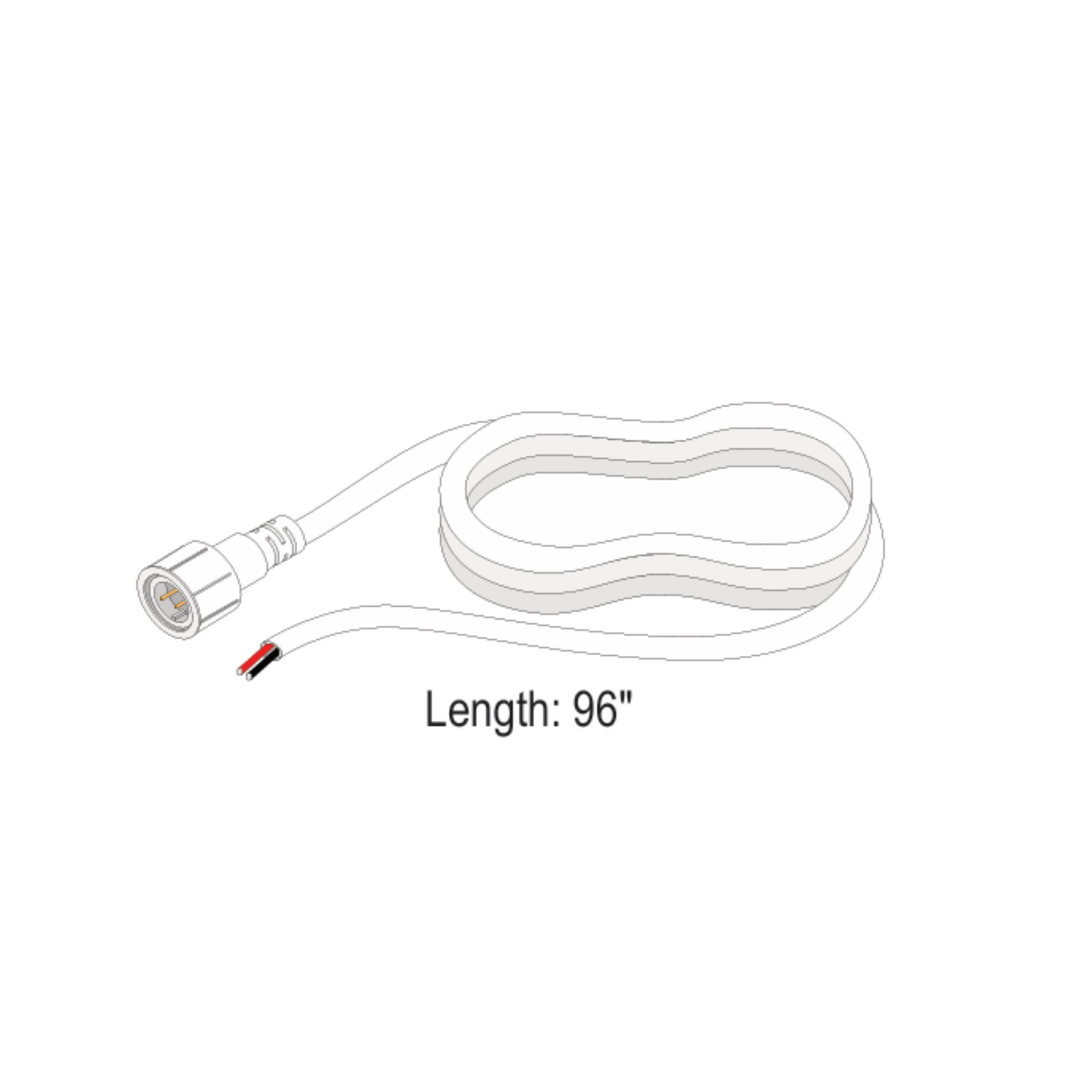 Neon 96" Male Connector