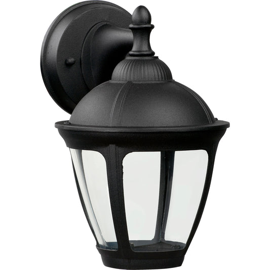 9" Outdoor LED Wall Sconce, Black
