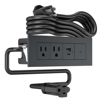 Power Center: 2 Outlet, 1 USB, 1 Switch