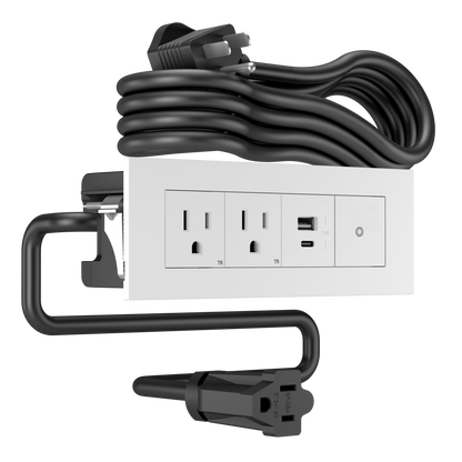 Power Center: 2 Outlet, 1 USB, 1 Switch