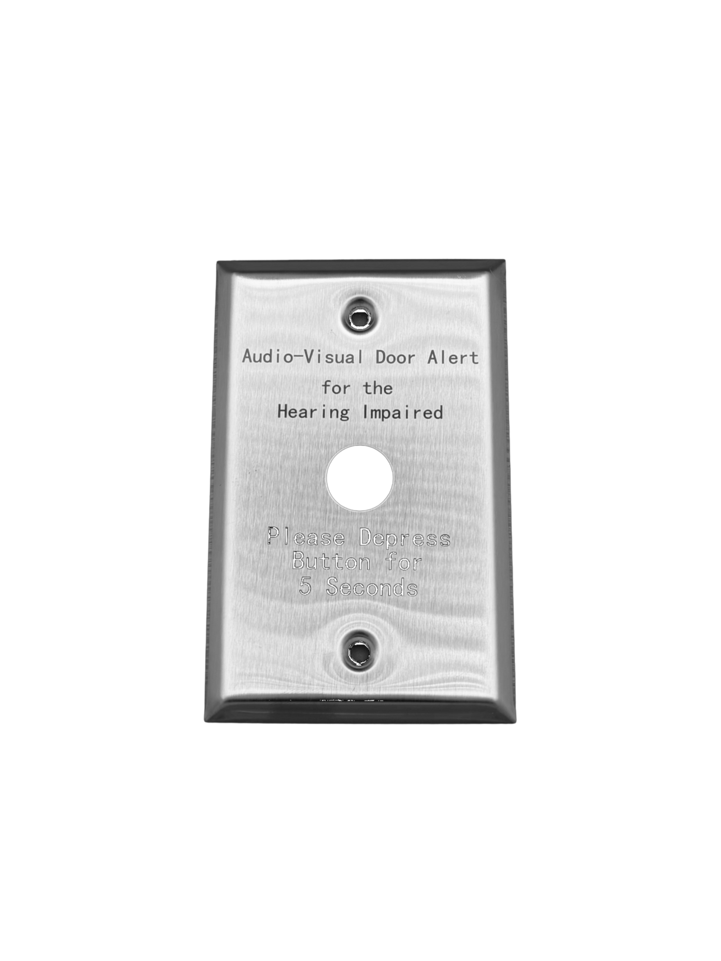 Hearing Impaired Doorbell Button & Wallplate