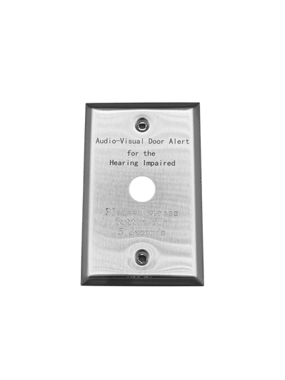 Hearing Impaired Doorbell Button & Wallplate