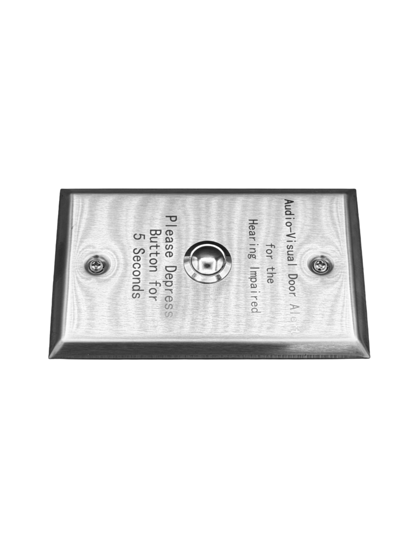 Hearing Impaired Doorbell Button & Wallplate