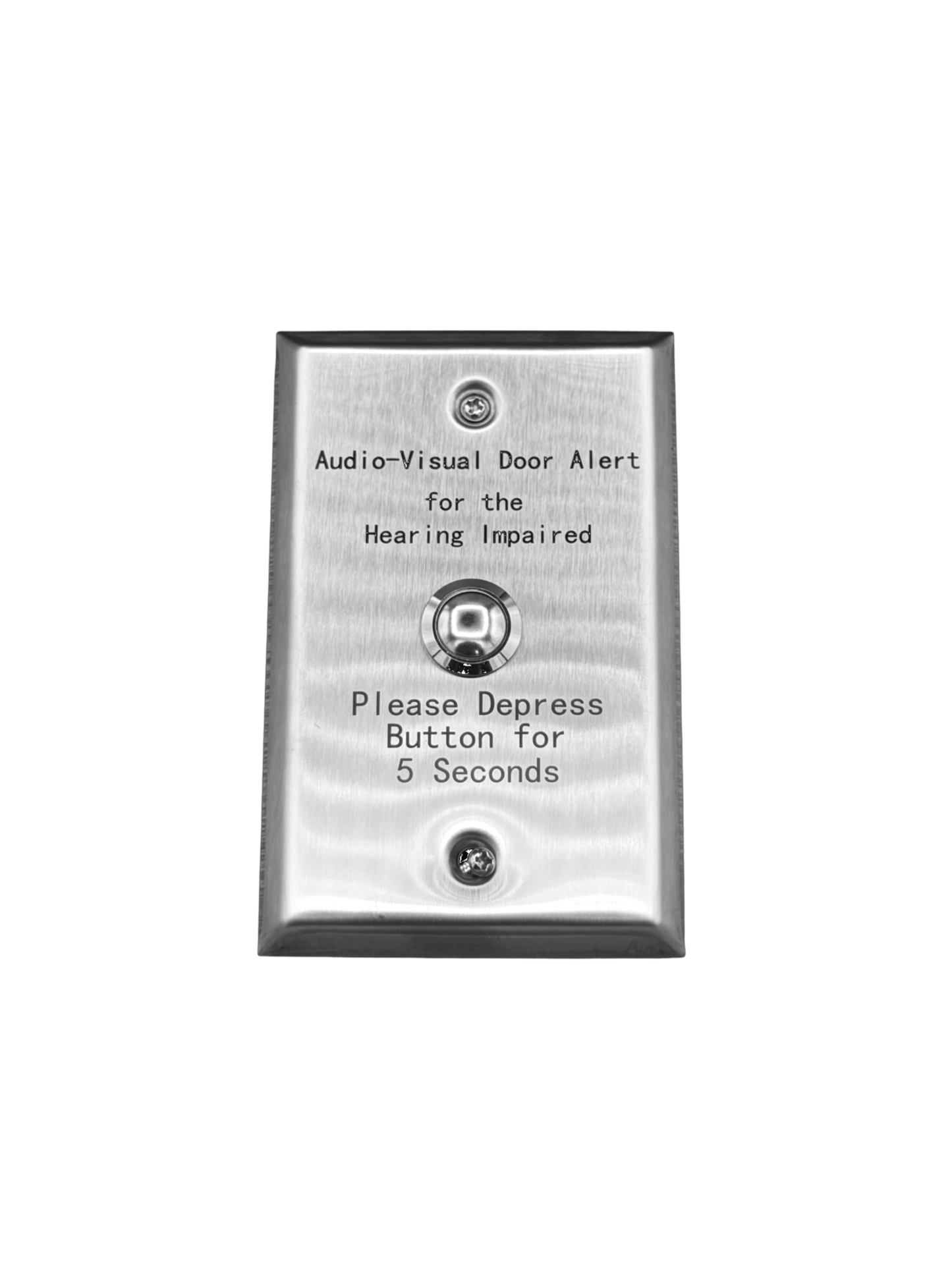 Hearing Impaired Doorbell Button & Wallplate