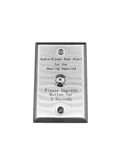 Hearing Impaired Doorbell Button & Wallplate