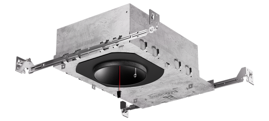 4" Shallow Maximum Adjustability New Construction IC Airtight Housing Can