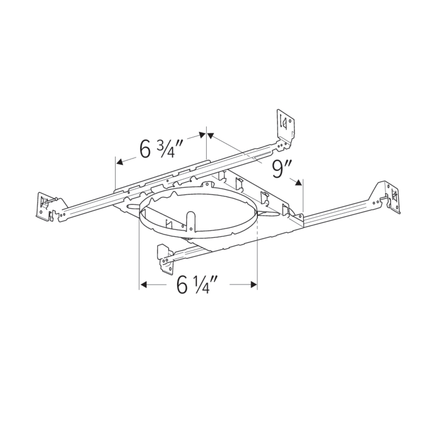 6" Koto™ Max New Construction Frame, 0-10V