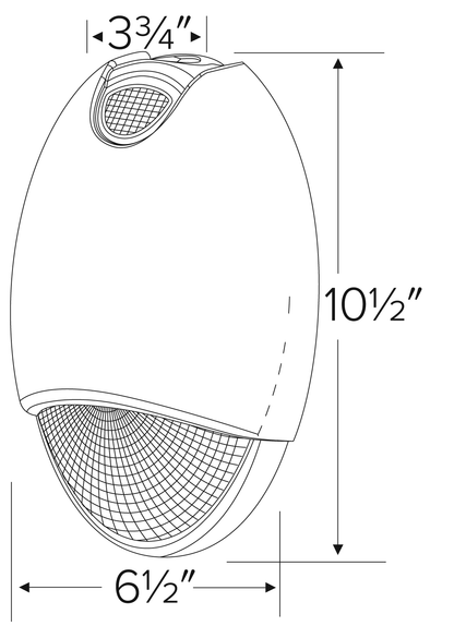 Outdoor Emergency/General Wall Pack LED