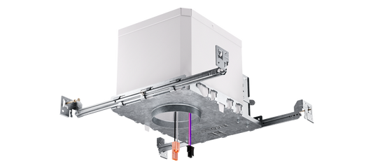 2" Max Adjustability IC Airtight New Construction Housing, 0-10V