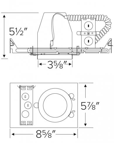 3" New Construction LED Can (0-10V)