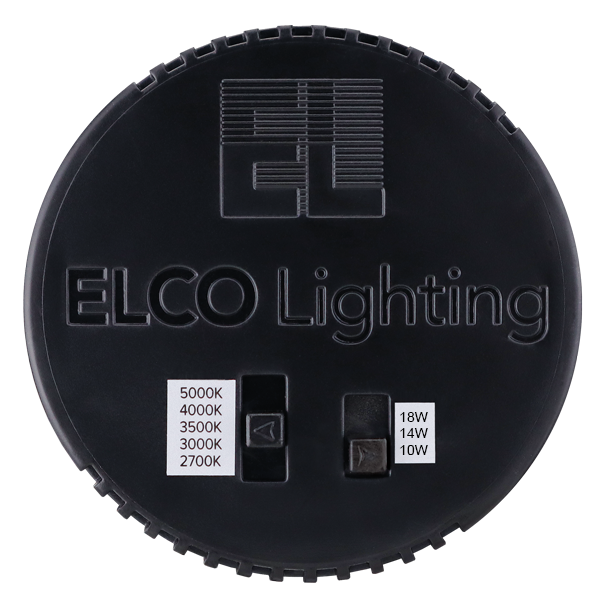 4" 0-10V LED Square Trim w/ CCT & Lumen Select