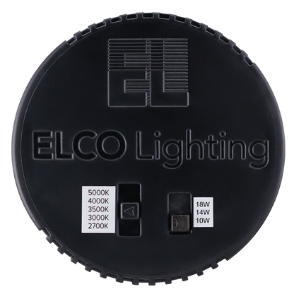 4" 0-10V LED Square Trim w/ CCT & Lumen Select