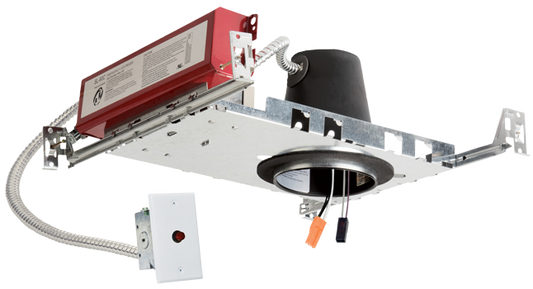 4" New Construction LED Housing w/EM